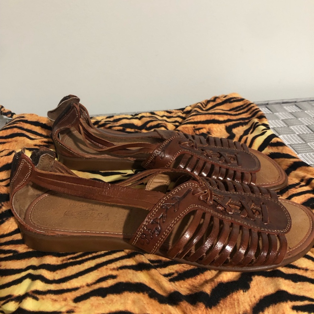 Brown Strappy Sandals
